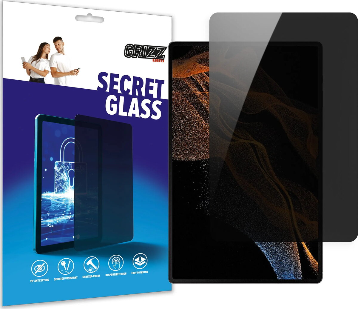 Aizsargstikls GrizzGlass SecretGlass priekš Samsung Galaxy