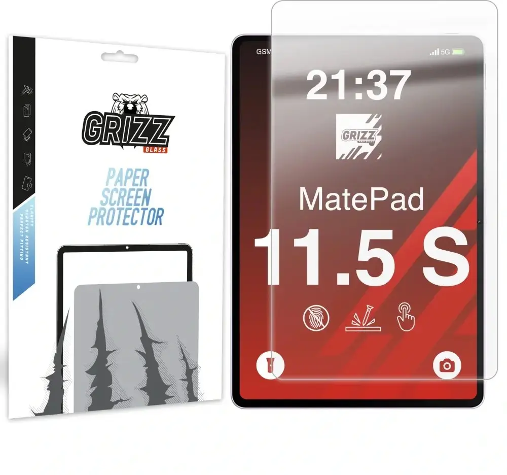 Matēta folija GrizzGlass PaperScreen priekš Huawei