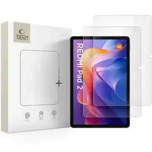 Защитное закалённое стекло Spigen Glass Fit+ 2 шт. для Xiaomi Redmi Pad 2 / SE 11.0 прозрачное