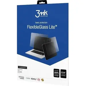 Screen protector 3MK FlexibleGlass Lite Blow Platinum for tablet up to 8.3" — hybrid glass, 4G compatibility