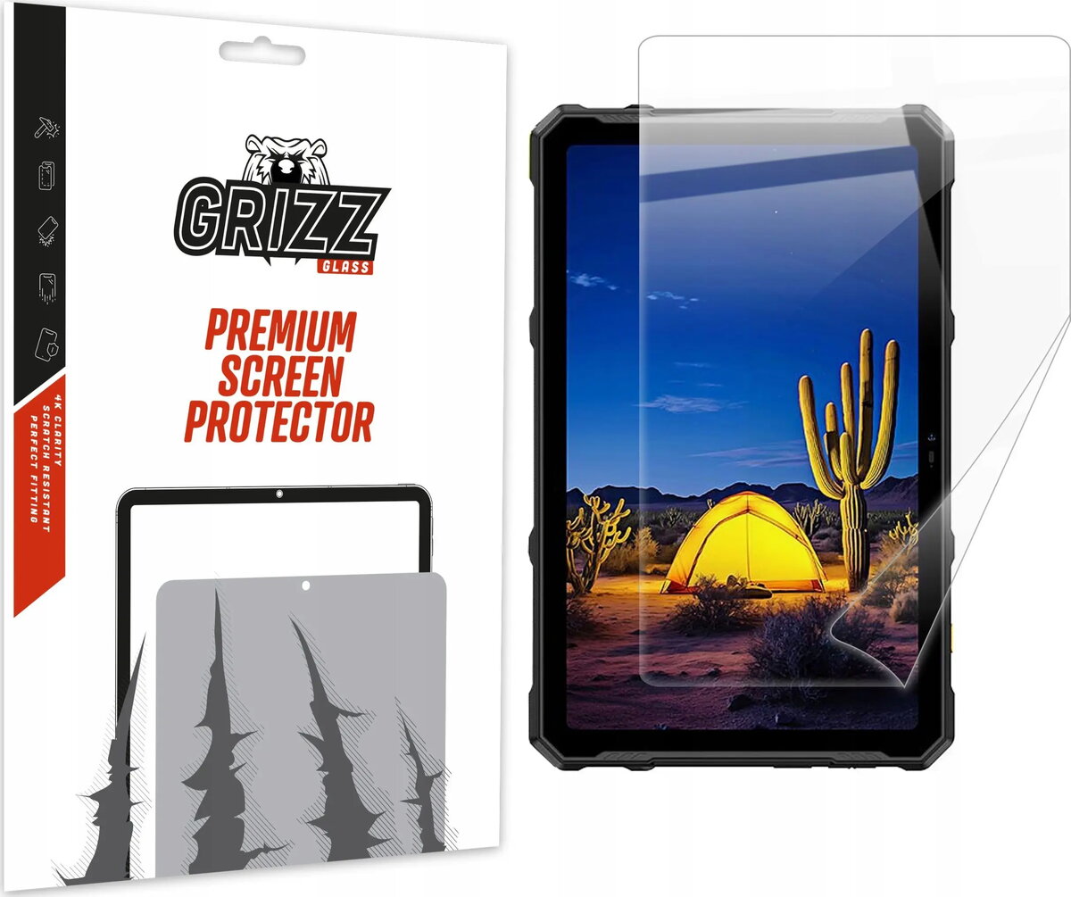GrizzGlass keramiska ekrāna aizsargplēve Ulefone Armor