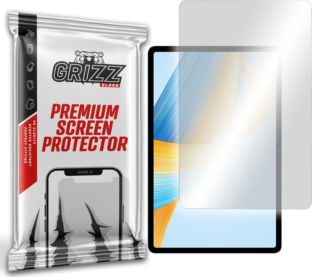 Hibrīda aizsargstikls GrizzGlass priekš TCL NxtPaper