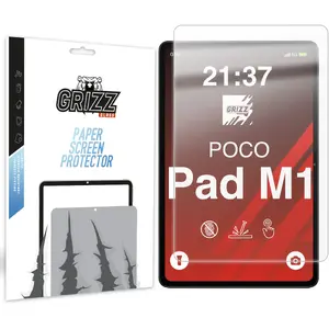 Плёнка GrizzGlass PaperScreen для Xiaomi POCO Pad M1 — матовая защитная плёнка против бликов