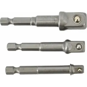 Набор адаптеров AWTools AWTOOLS AW37903 — 3 шт.: переходники для головок 1/4" → 3/8" → 1/2"