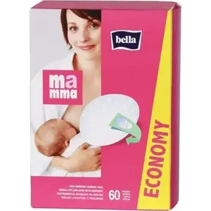 Zīdīšanas ieliktņi Bella Economy 60 gab. BE0038 — vienreizlietojami absorbējoši ieliktņi zīdīšanai