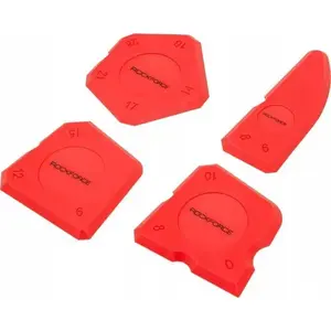 Spatula Set for Removing Excess Silicone/Sealant Rockforce RF-5261, multi-size plastic/silicone blades
