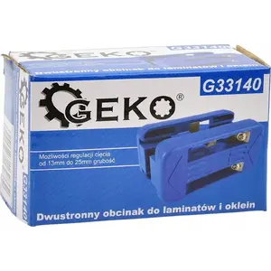 Handheld GEKO double-sided cutter for laminates and edgings G33140, blade count 50