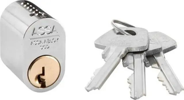 Cilindra slēdzene BAHCO 363105-120-011 hromēta, komplektā