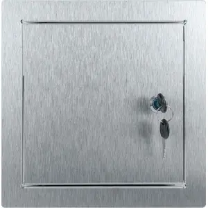 Inspection Door UN model DK DB 40×40 — hinged access panel, Dibond 400×400 mm