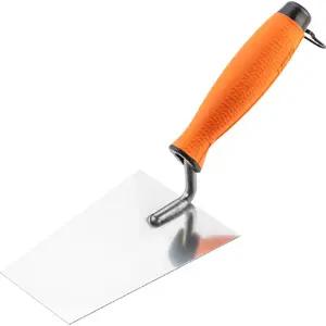 Plastering Trowel NEO tools trapezoidal 140 mm with two-material handle (50-146)