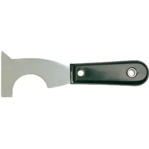 Putty knife Topex 61 mm polished with notch model 18B218