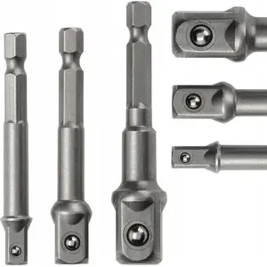 Socket adapter set Silver 3 pcs 1/2" - 3/8" - 1/4" | drive size adapters