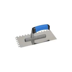 Stainless Steel Notched Trowel Kubala 130×270 mm, Notch 12×12 mm
