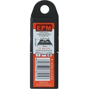 Replacement Trapezoid Blades EPM set of 10, black