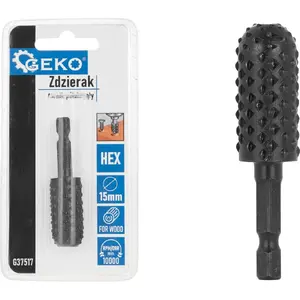 GEKO Half-Round File 15 mm Hex Shank G37517 – Geko Zdzierak Tarnik Półokrągły