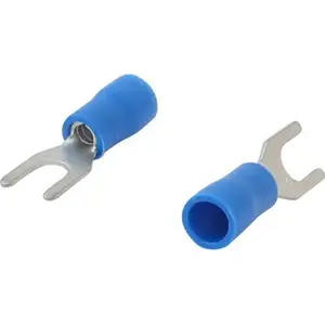 Insulated Fork Terminal EPM E-652-0032 for 1.5–2.5 mm² conductors, 2/4 mm stud, pack of 10
