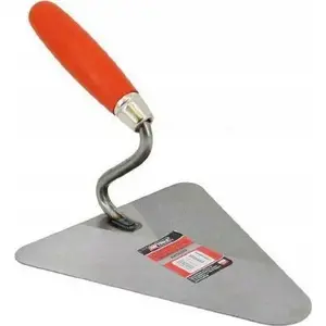 Triangular Trowel AWTools AW30257 180 mm, Ground Blade, Wooden Handle