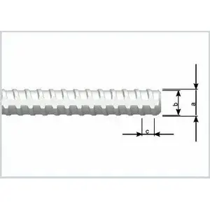 Threaded Rod UN ÅCIÄG B15 L=1000 — UN brand, model SL S00118, length 1000 mm