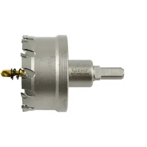 Hole Saw for Metal GEKO 60 mm with Titanium-Coated Pilot Drill