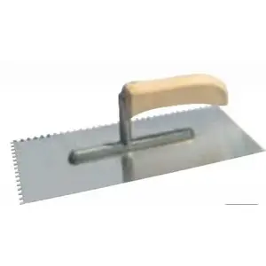 Кельма MEGA 61654 стальная 270×130 мм с зубьями 10×10 мм