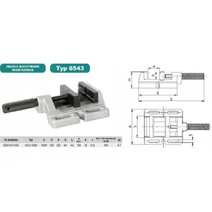 Bench Vise BAHCO IMADLO 6543-150 WIERTARSKIE — BAHCO 6543-150