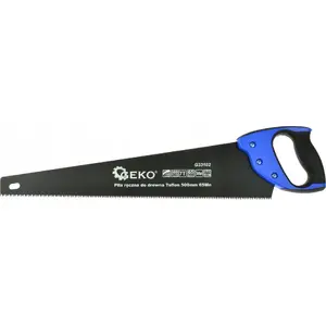 Hand Saw GEKO G33102 — 500 mm Teflon-coated 65Mn blade, 40 teeth