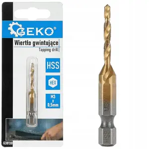 Tap Drill GEKO HSS M3 x 0.5 mm HEX, set sizes 50/250