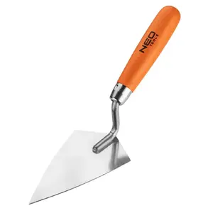 Кельма (мастерок) NEO tools 50-121, деревянная ручка, лезвие 14 см