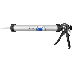 Manual Aluminum Caulking/Sealant Gun GEKO 600 ml Capacity — for Mastics and Silicone