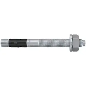 Screw anchor FISCHER 564573 for brick and concrete, M6 thread, Ø6×75 mm, zinc-plated steel, 50 pcs