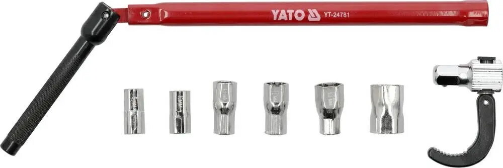 Uzgriežņu atslēga YATO YT-24781, salokāma leņķa