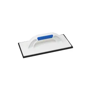 Scraper blade Kubala KB 0374 — plastic body with black rubber, 140×280 mm