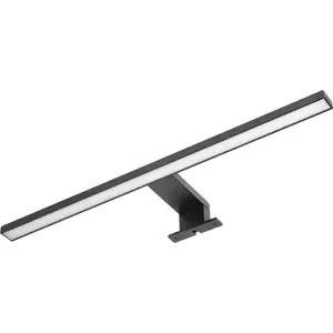 Настенный светильник ORNO NORTES LED 12W для зеркала, 900 лм, 4000 К, 50 см, алюминий, чёрный