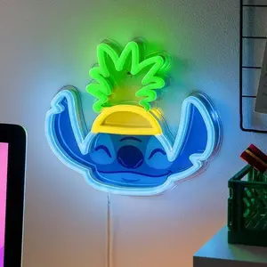 Night-light Paladone PP14685LSVN wall-mounted LED, blue/green/yellow, USB, 235 mm