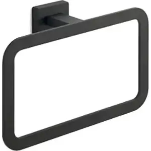 Towel holder ring Sourcing ATENA, matt black finish
