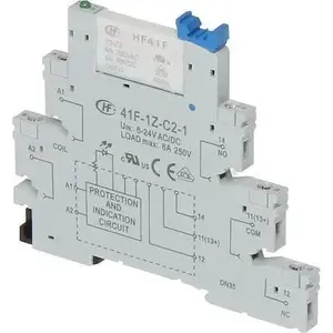 Relay module No name PK-41F-1Z-C2-1/12V — single-channel 12V coil, 1 changeover contact (1Z)