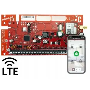 Alarm control panel Genevo PRiMA64LTE CA with 4G (LTE) communicator