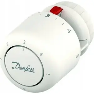 Thermostatic radiator valve head DANFOSS Aero RA click with built-in sensor, position 0