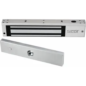 Электромагнитный замок SCOT EL-600SL2 280 кг удерживающая сила с индикацией состояния