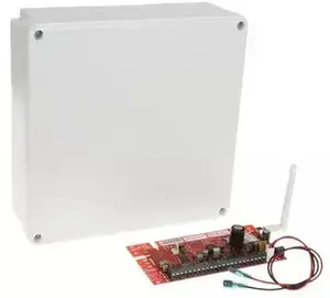 Central alarm unit Genevo PRiMA64LTE BOX with 4G (LTE) communicator in enclosure