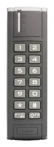 Считыватель доступа RoGer MCT12E-IO, питание 12 В, 46×23×152.5 мм, серый