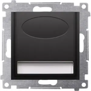 Светильник LED Kontakt-Simon Simon 54 DOSB.01/49 230V AC 1,1 Вт 4000K нейтральный белый черный матовый