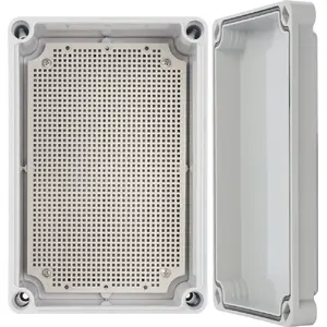 Waterproof ABS enclosure PULSAR AWB382813 380×280×130 mm with mounting plate