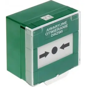 Emergency Door Release Button Yotogi APWK-DP — wired emergency door opener, flush-mount