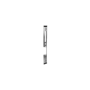 Long left stainless steel faceplate for electric strikes ORNO OR-EZ-4001SDL2