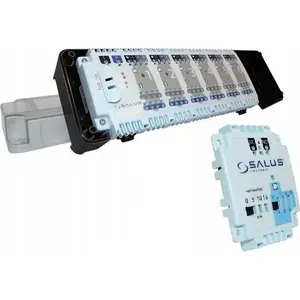 Wired control relay strip SALUS KL06-M, 6 zones, 230 V