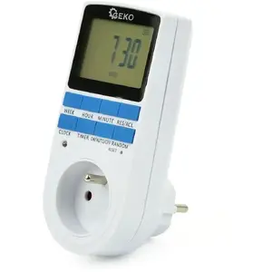 Timer switch GEKO LCD programmable on/off power timer model 50