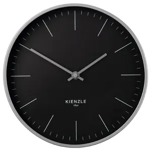 Sienas pulkstenis DeWalt KIENZLE DCF ar radio vadību, 25 cm, antracīta