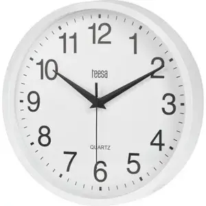 Sienas pulkstenis TEESA TSA0037 25 cm, balts, analogs