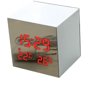 Alarm Desk Clock Meteo SP28 with Temperature Measurement, model 05ZP28B